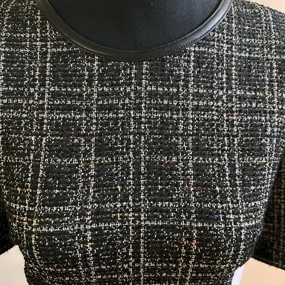 Calvin Klein Black and White Plaid Dress - Picture 2 of 5